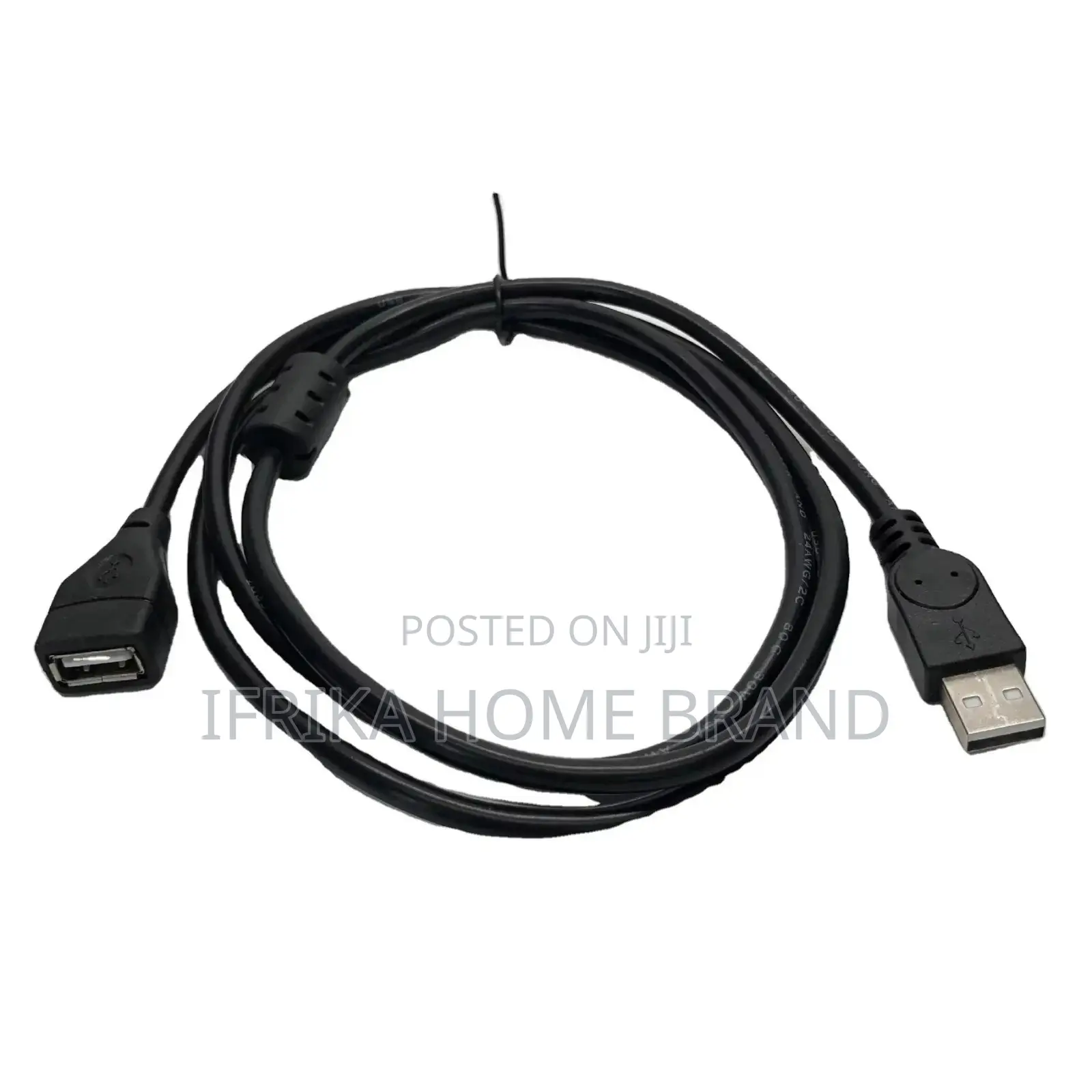 High Speed Black Usb 2.0 Extension Cable a Male to a Female