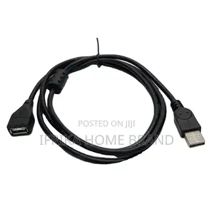 High Speed Black Usb 2.0 Extension Cable a Male to a Female
