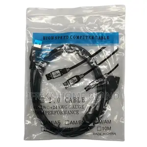 High Speed Black Usb 2.0 Extension Cable a Male to a Female