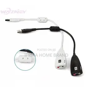 External USB Sound Card 7.1 Adapter 5HV2 3D Audio
