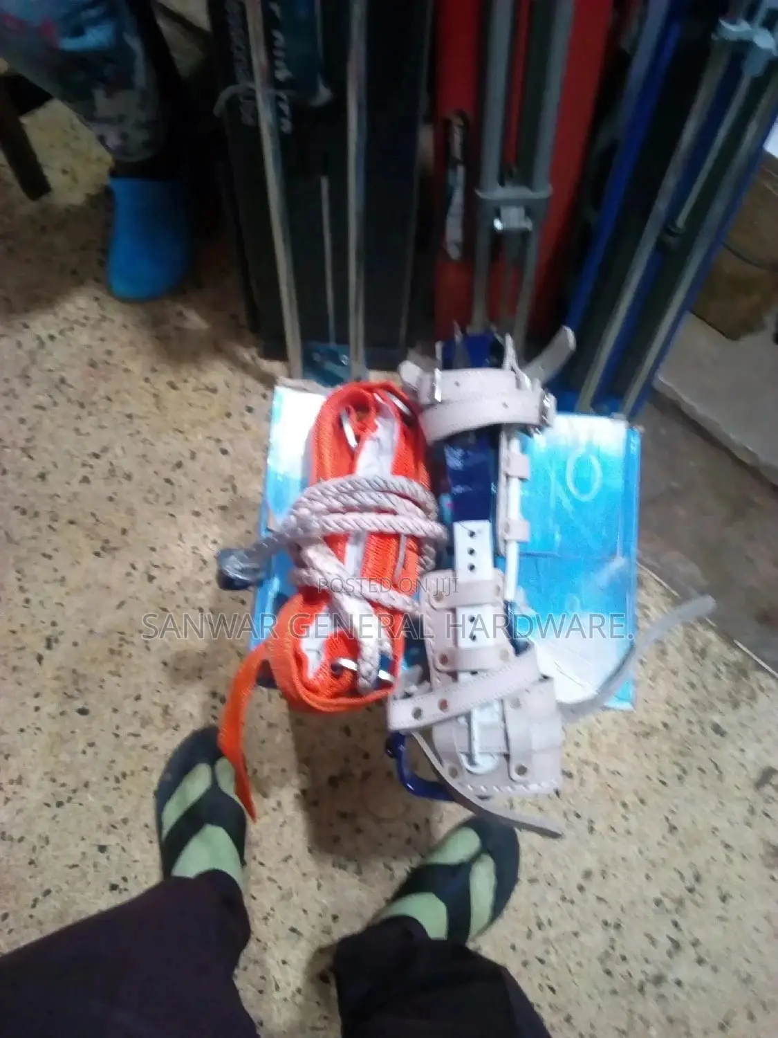 Climber Shoes For Electric Poles.(Shoes &Belt)Complete.
