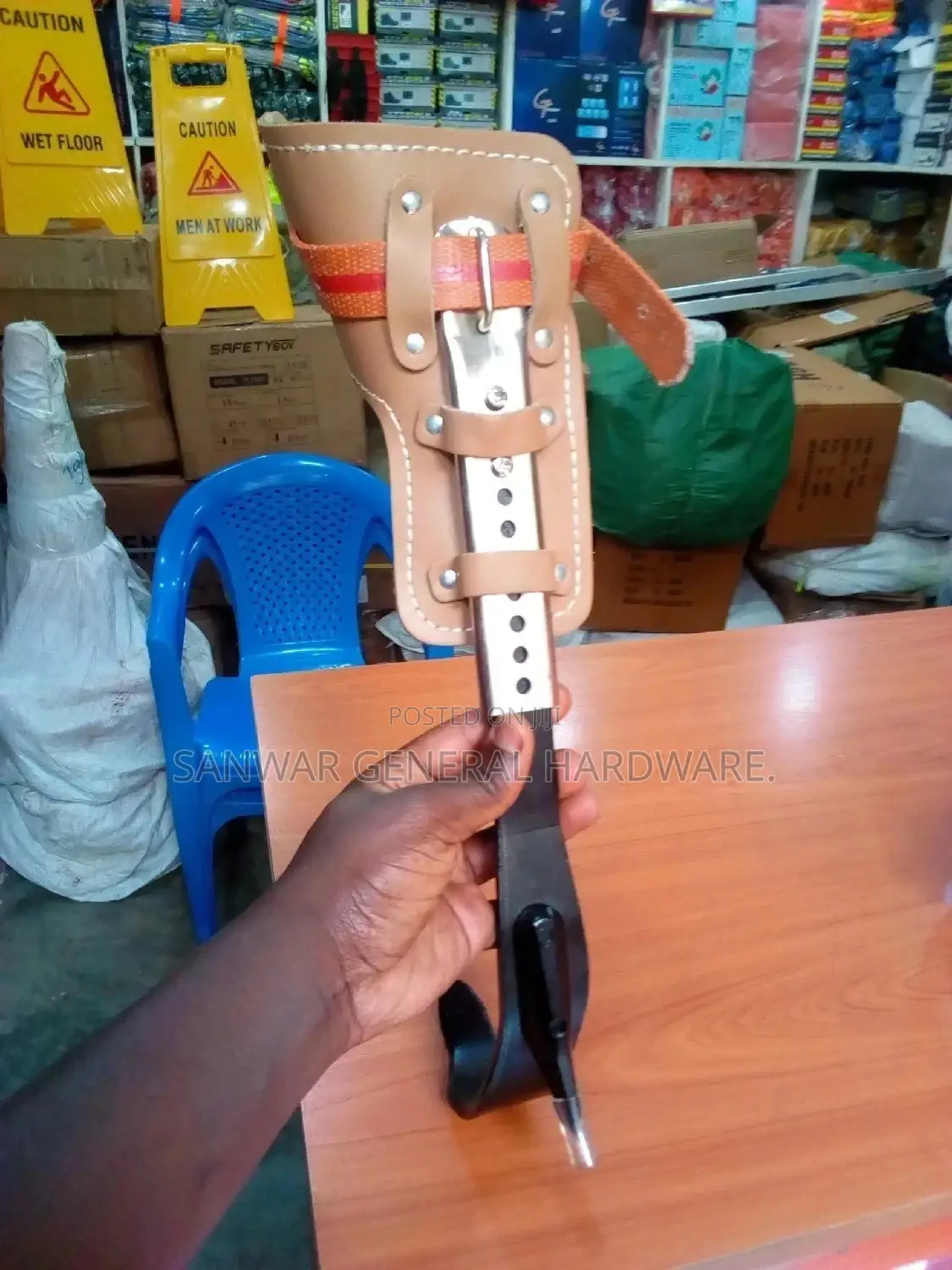 Climber Shoes For Electric Poles.(Shoes &Belt)Complete.