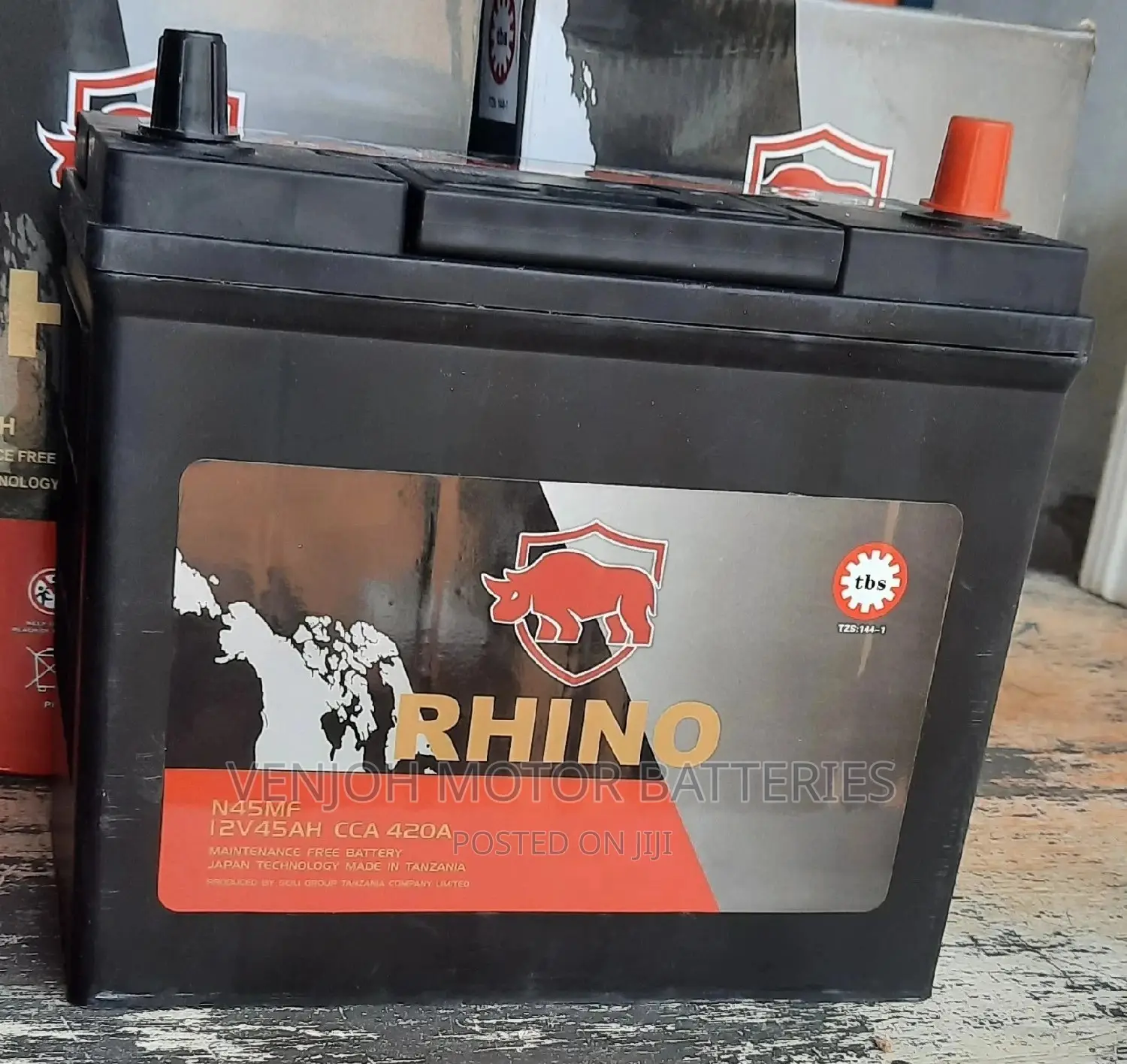 NS60 - 45 AH Rhino Japan Technology Maintenance Free Battery