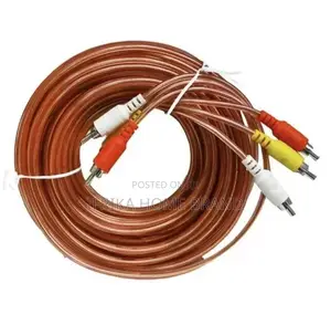 Siltron 3.5mm Stereo TRS to 2-Way L+R RCA AV 10m Banana