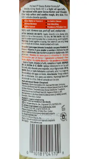Palmer's Cocoa Butter Moisturizing Body Oil With Vitamin E.