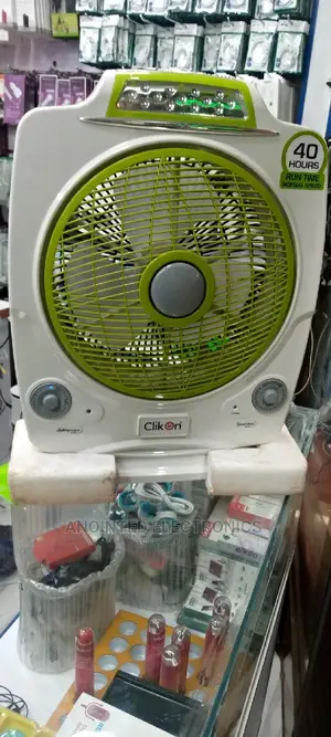 Click On, Rechargeable Table Fan