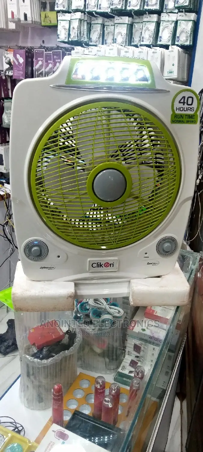 Click on Rechargeable Table Fan
