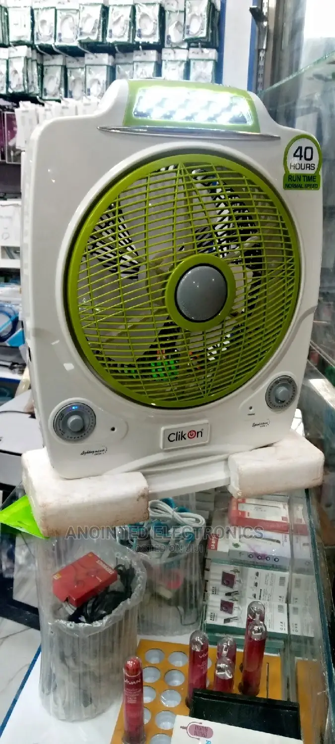 Click on Rechargeable Table Fan