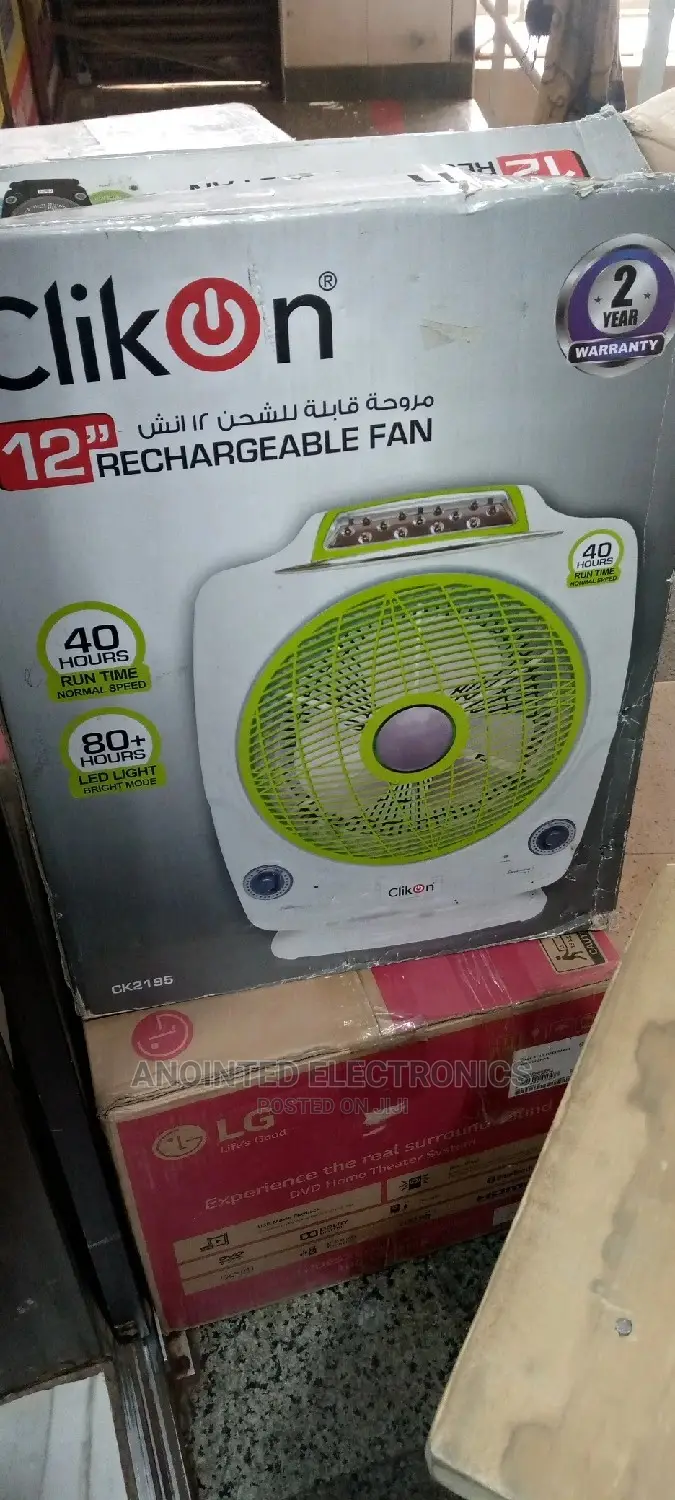 Table Rechargeable Fan