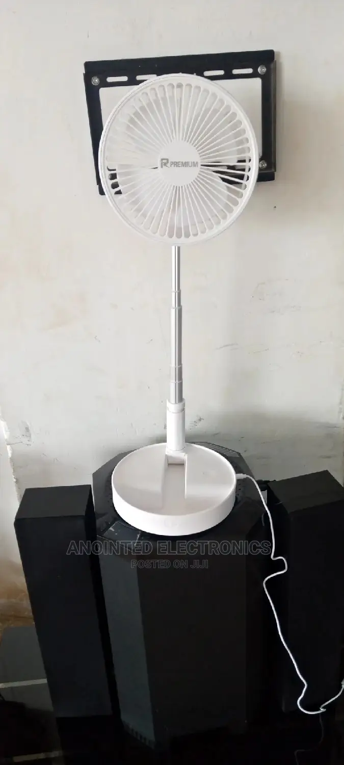 Foldable and Rechargeable Table Fan