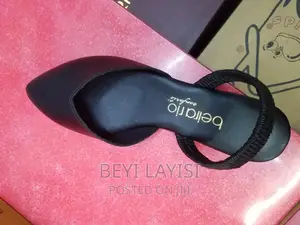 Pure Leather Strapped Flat Ladies Shoes