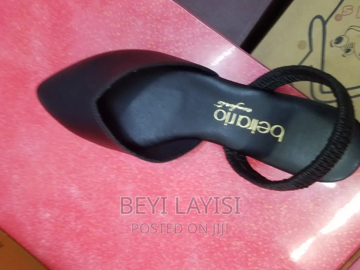 Pure Leather Strapped Flat Ladies Shoes