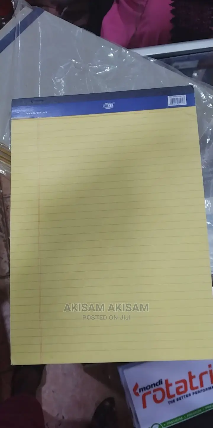 Writing Pad Yellow