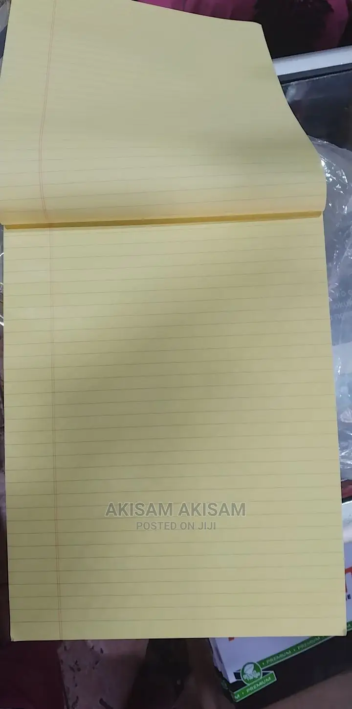 Writing Pad Yellow