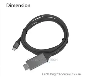 USB 3.1 C-Type to HDMI TV HDTV Cable -Mirroring Cable