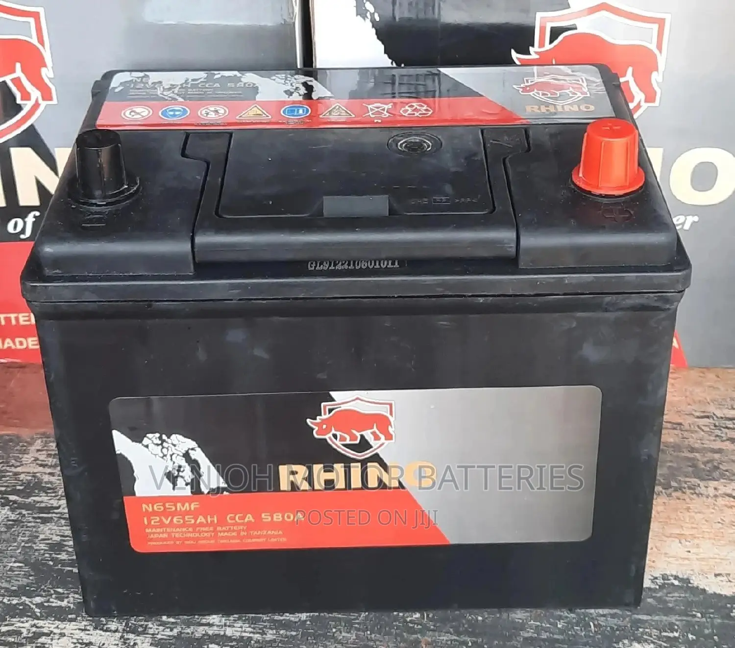 N65 - 65 AH Rhino Japan Technology Maintenance Free Battery
