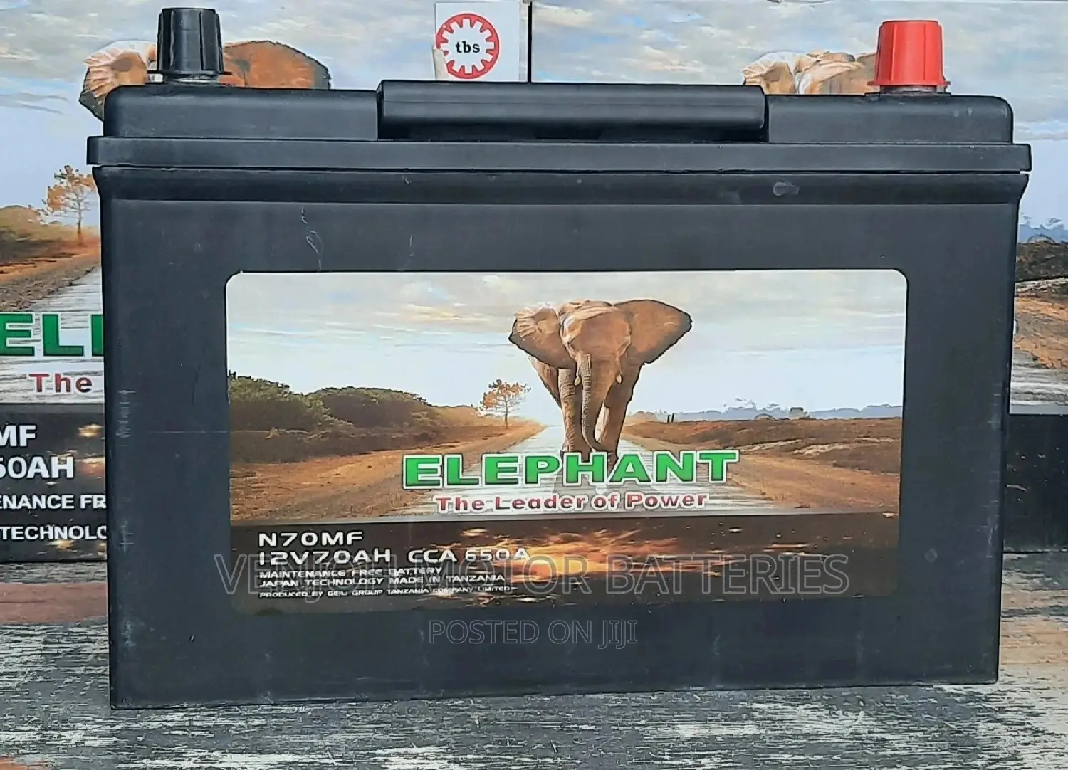 N70 -70 AH Elephant Japan Technology Car Battery
