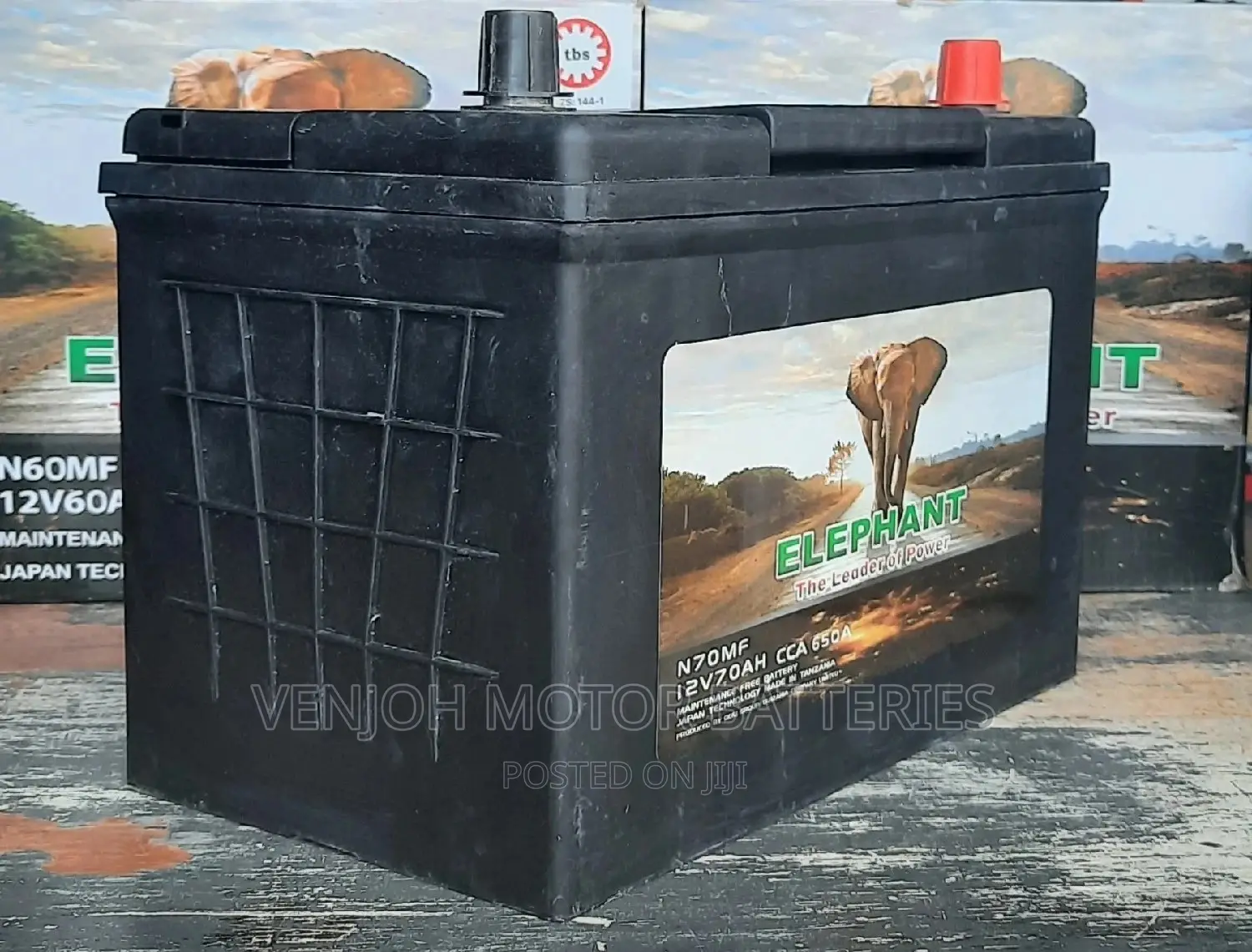 N70 -70 AH Elephant Japan Technology Car Battery