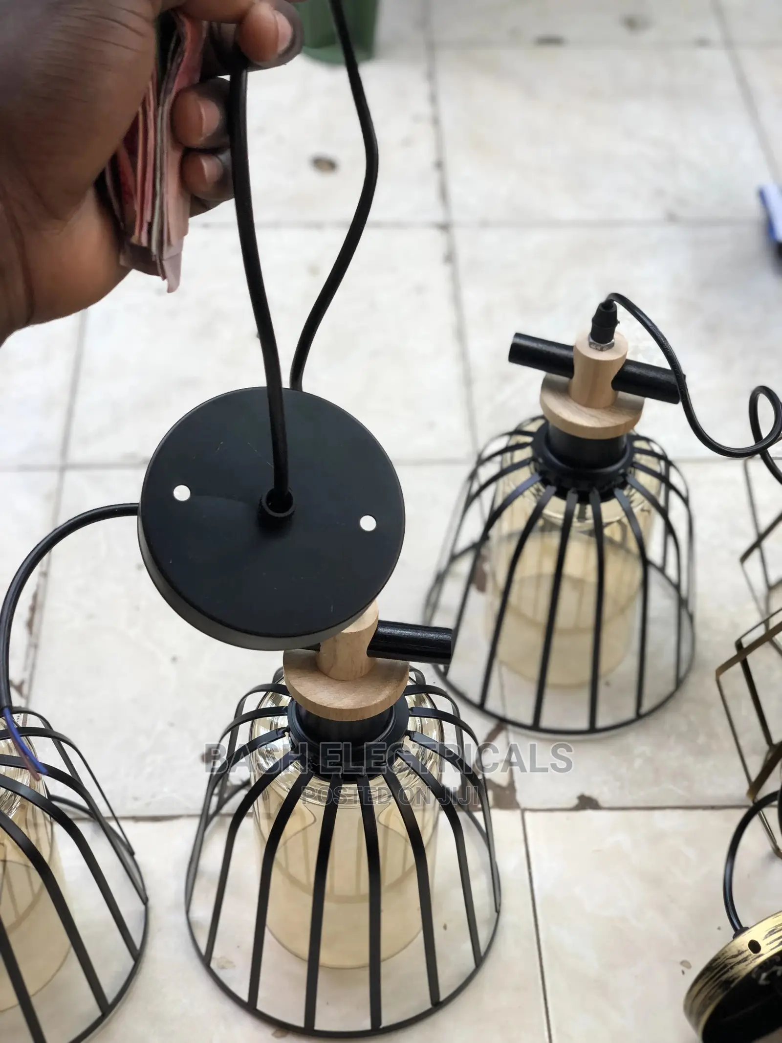 Wooden Designed Pendant