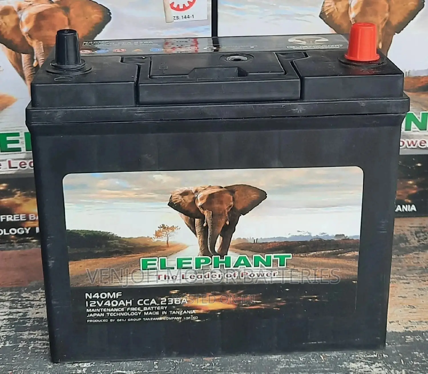 N40 -40 AH Japan Technology Maintenance Free Battery