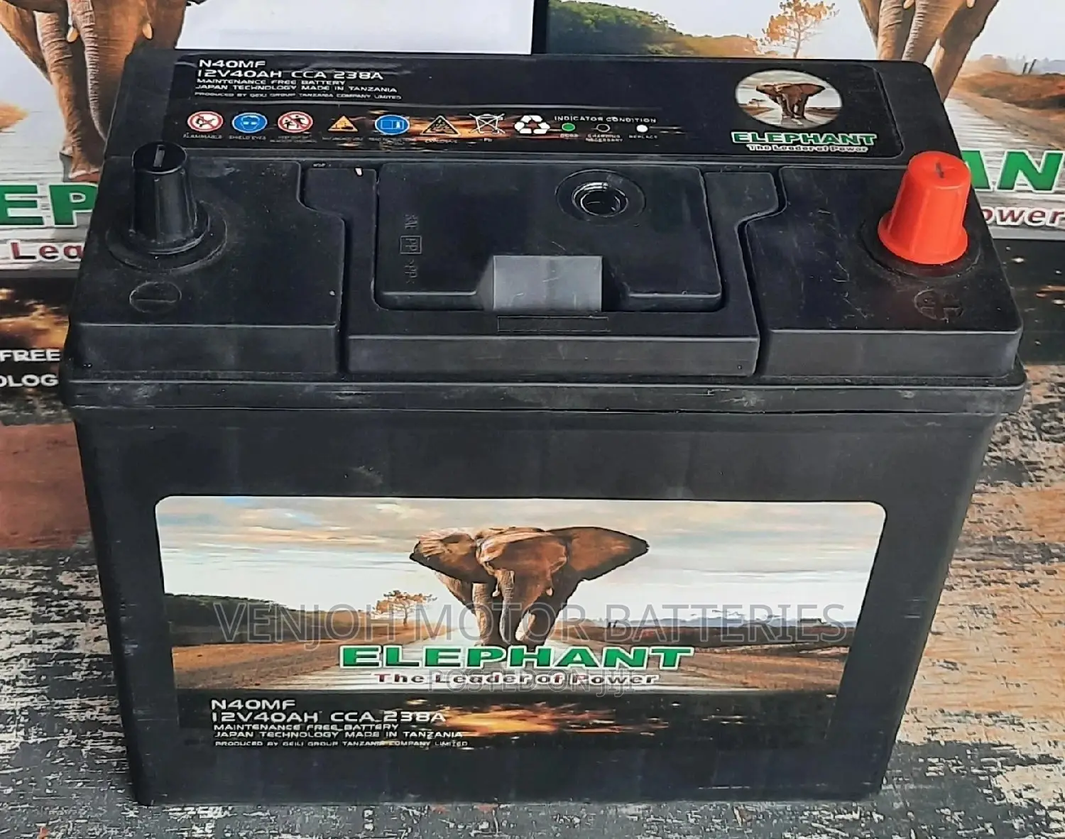 N40 -40 AH Japan Technology Maintenance Free Battery