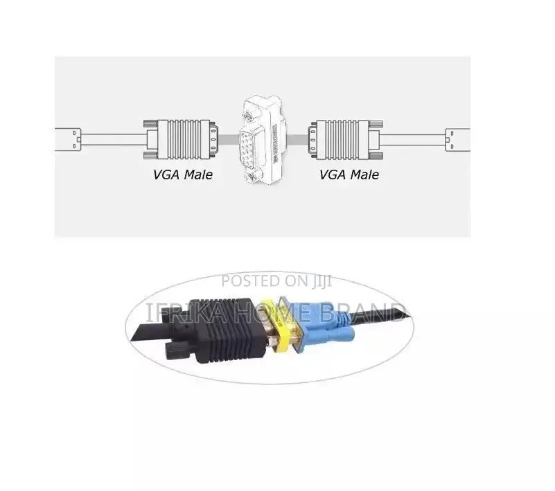 VGA Connector DB HD 15 SVGA Female to Female