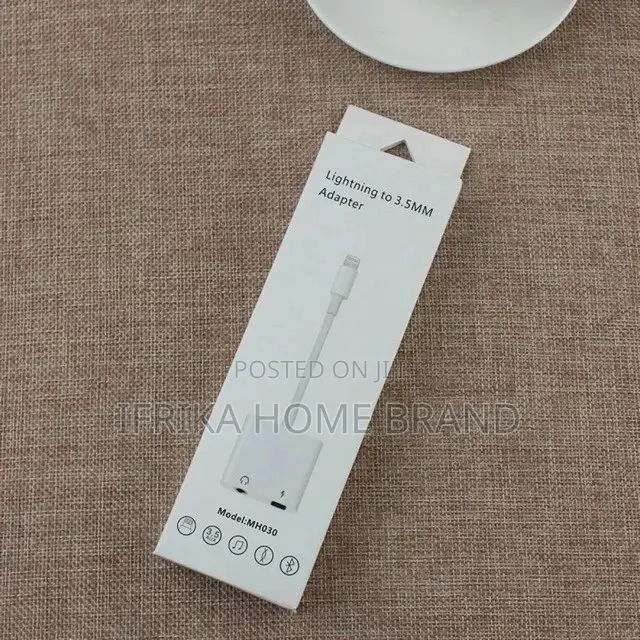 Ios 2 in 1 3.5 Mm Aux Audio Lightning Charging Cable