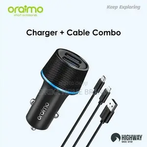 Car Charger Oraimo Dual USB Ultra Compact OCC-21D Charger