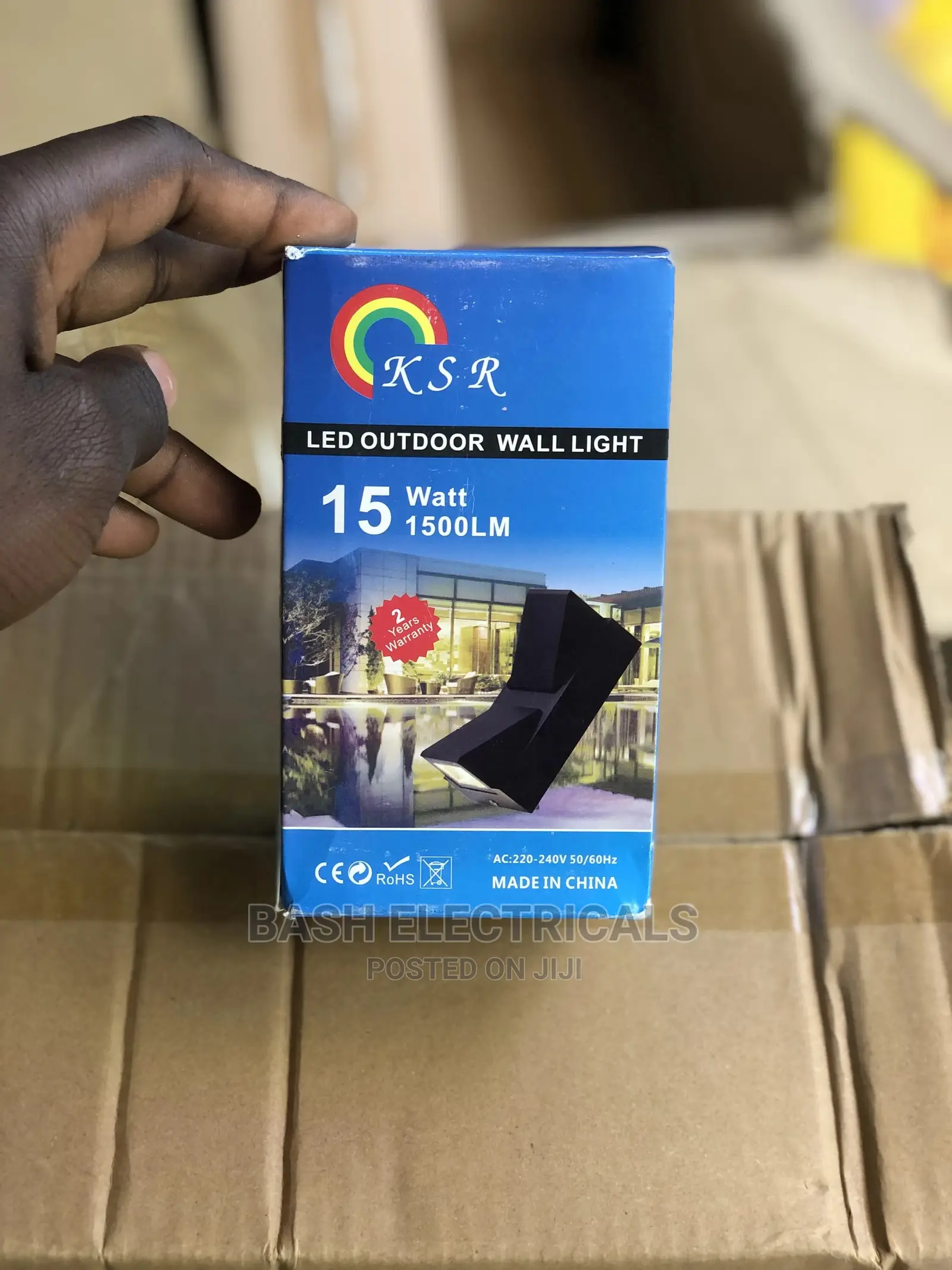 Double Light Wall Bracket 15wts
