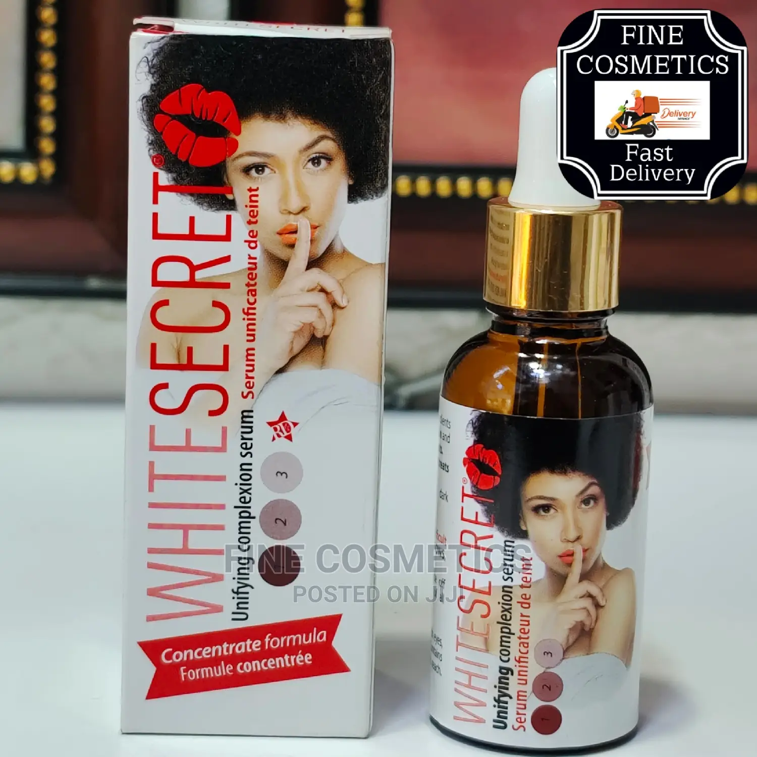 White Secret Whitening Set of 5; Lotion,Serum, Soap, Oil+DSR