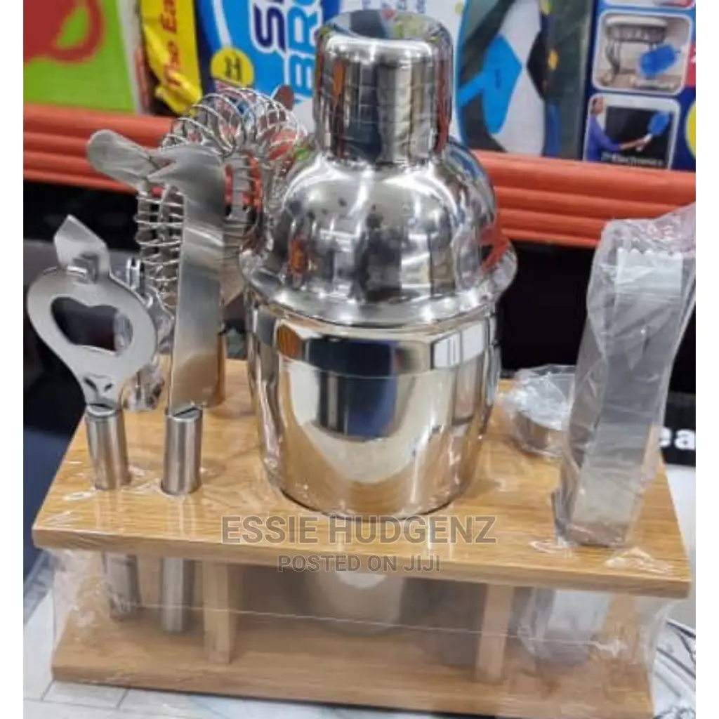 8pcs Stainless Steel Cocktail Shaker Set