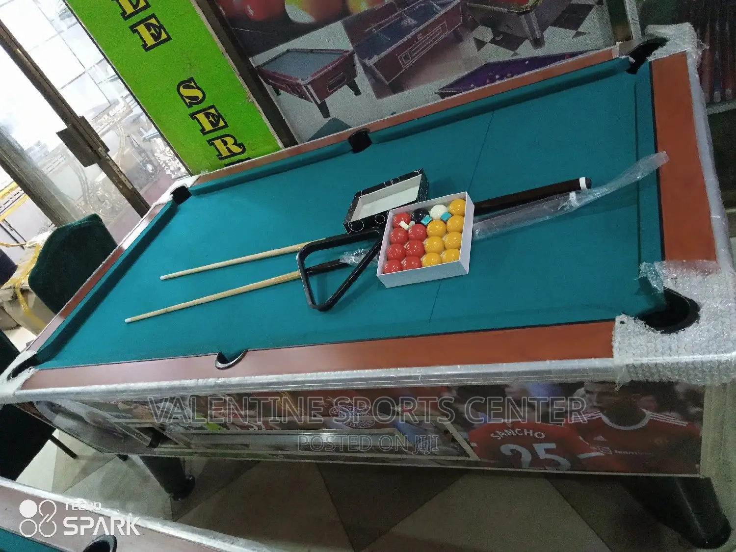 Pool Table With Slate Original Material