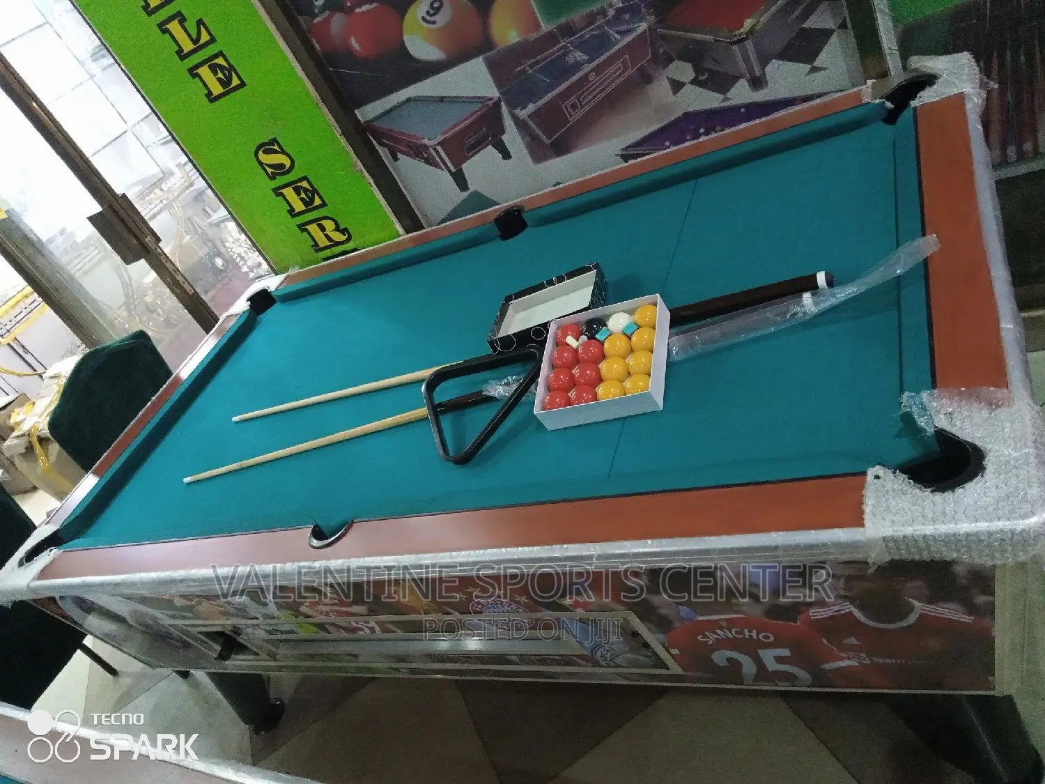 Pool Table With Slate Original Material