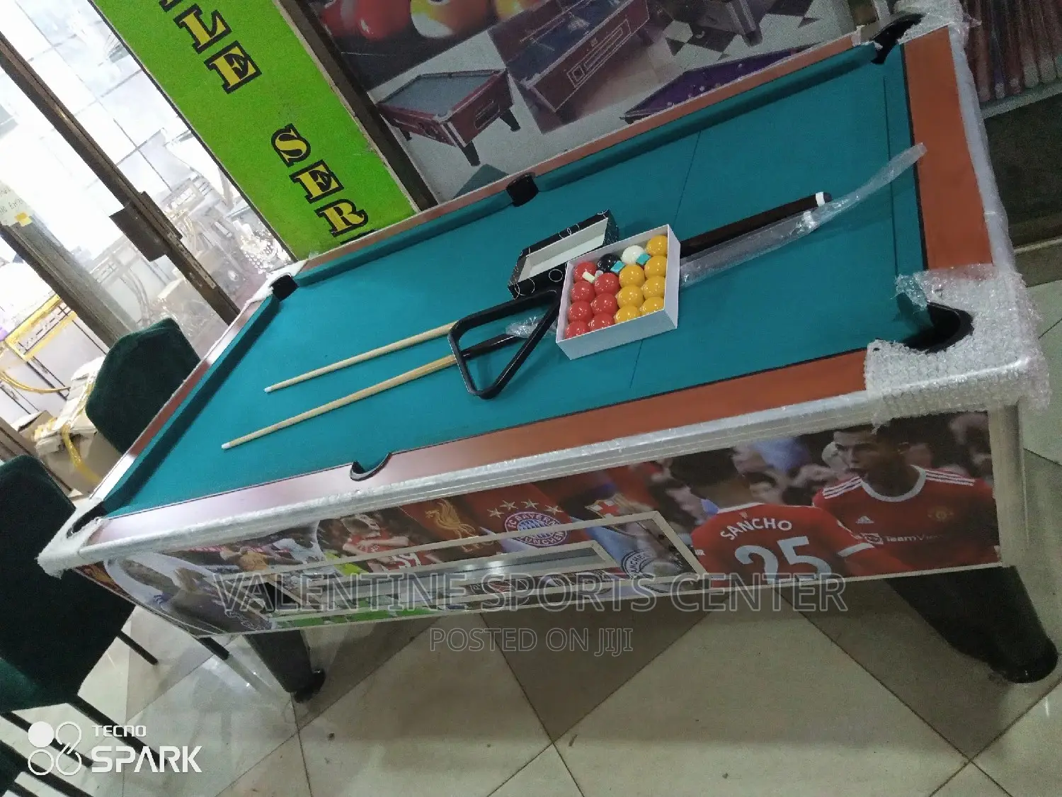 Pool Table With Slate Original Material