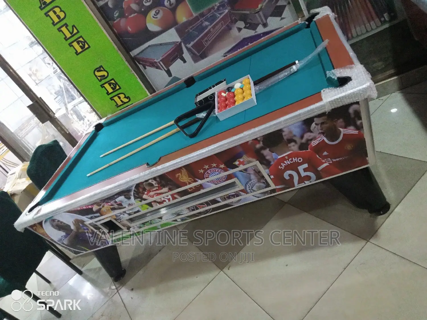 Pool Table With Slate Original Material