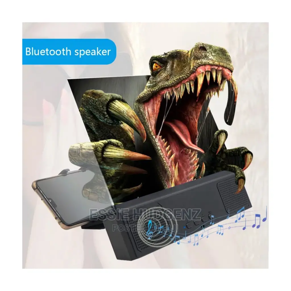 12-Inch Phone Screen Magnifier With Bluetooth Speaker