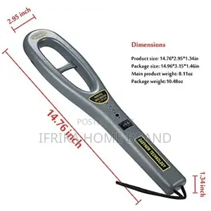Metal Detector TERASCAN Security Hand Held Ultrasound