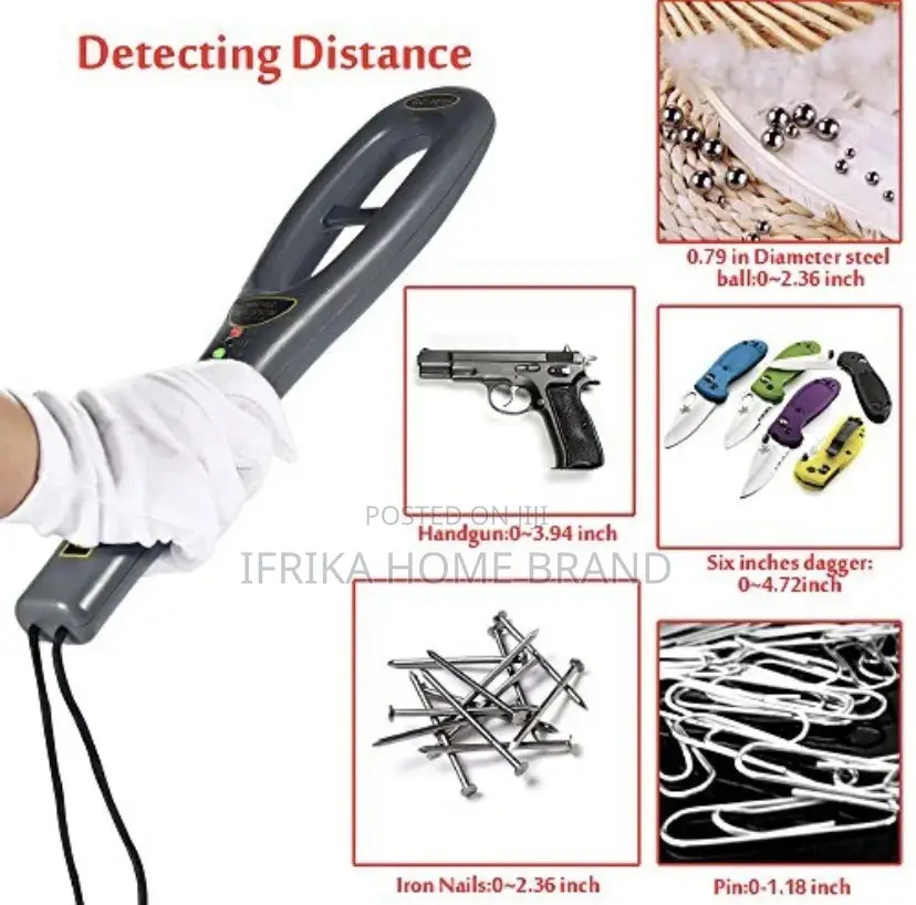Metal Detector TERASCAN Security Hand Held Ultrasound