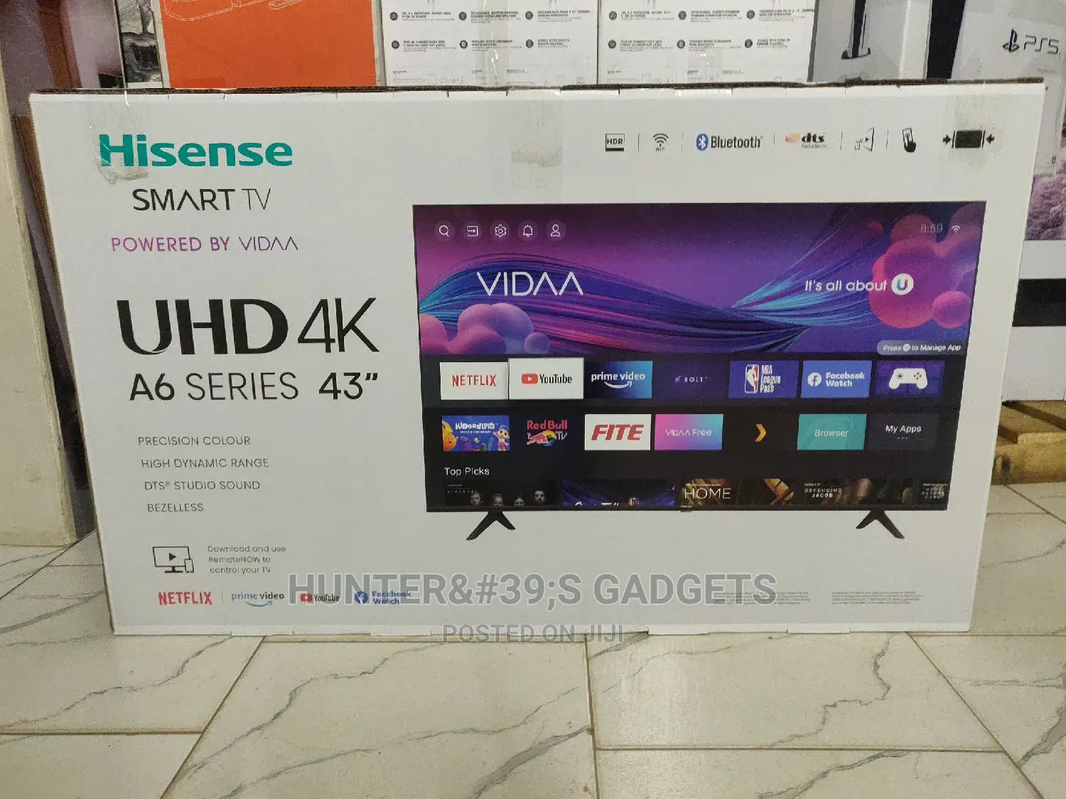 Hisense 43inch Uhd 4k Smart A6 Series Vida