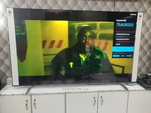 75inches Samsung Au8000 Crystal Clear Tv Ultra Slim Tv 2021