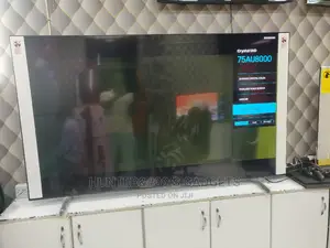 75inches Samsung Au8000 Crystal Clear Tv Ultra Slim Tv 2021