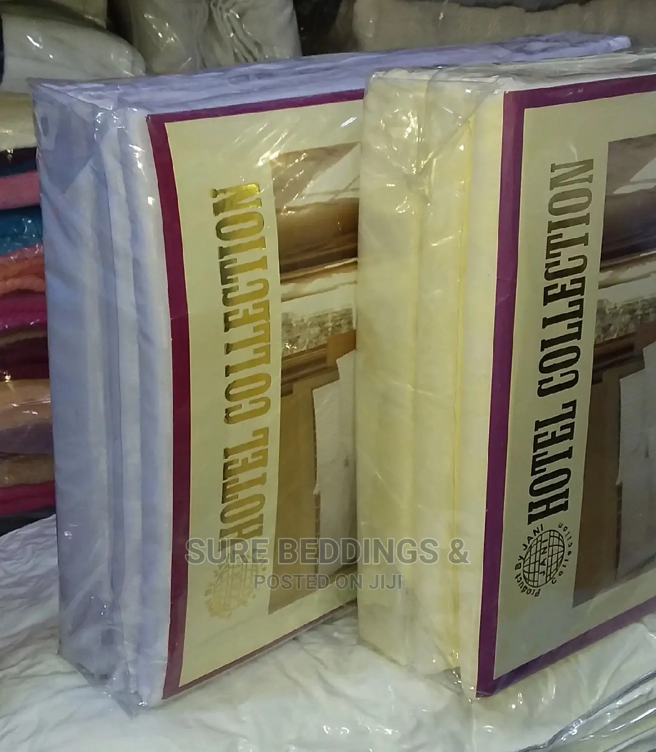 Plain Stripped Hotel Collection Bedsheets