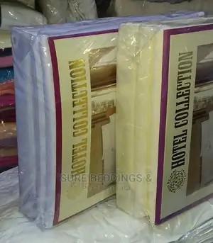 Plain Stripped Hotel Collection Bedsheets