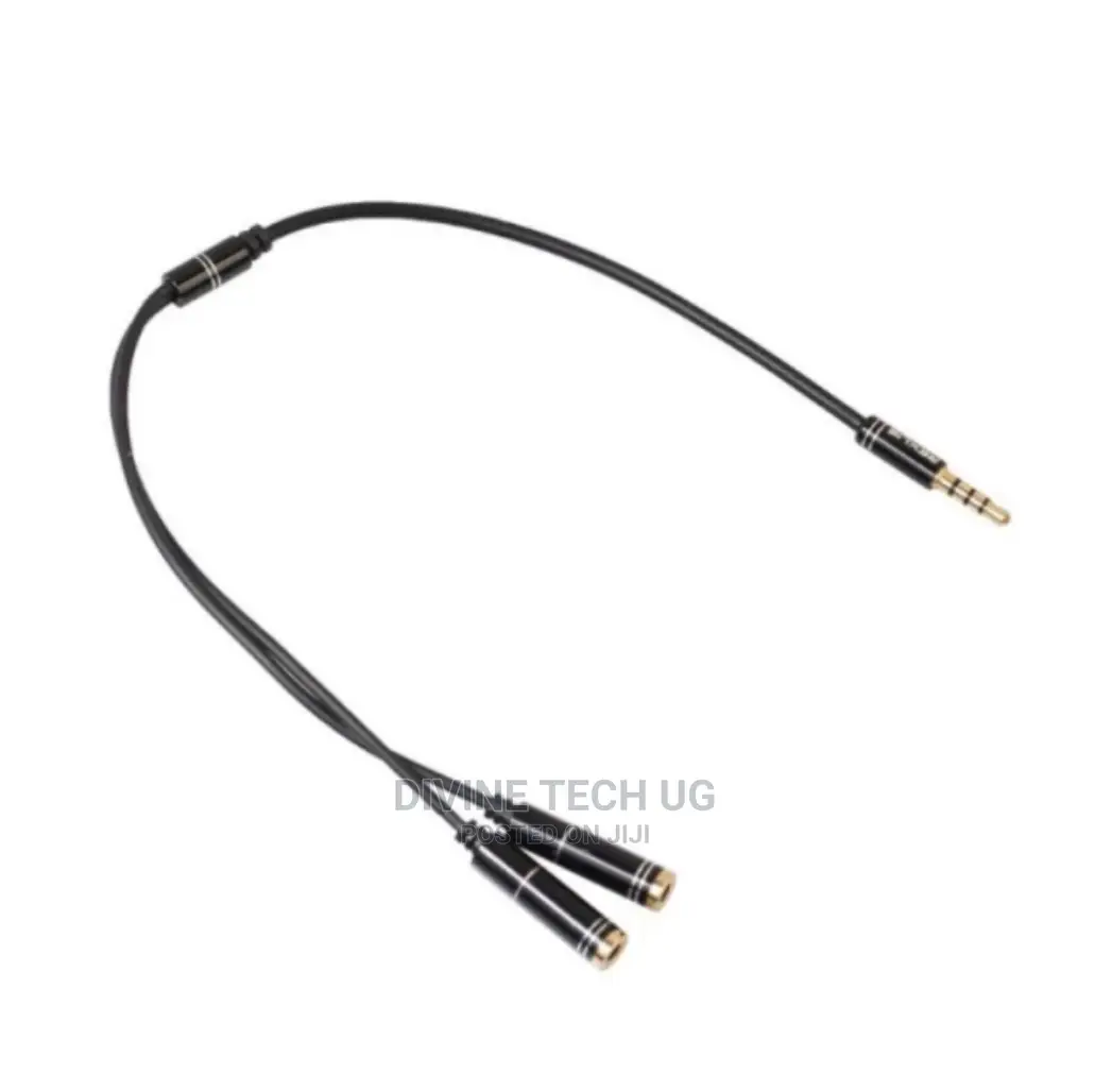 3.5mm Jack to Headphone Microphone Y Splitter