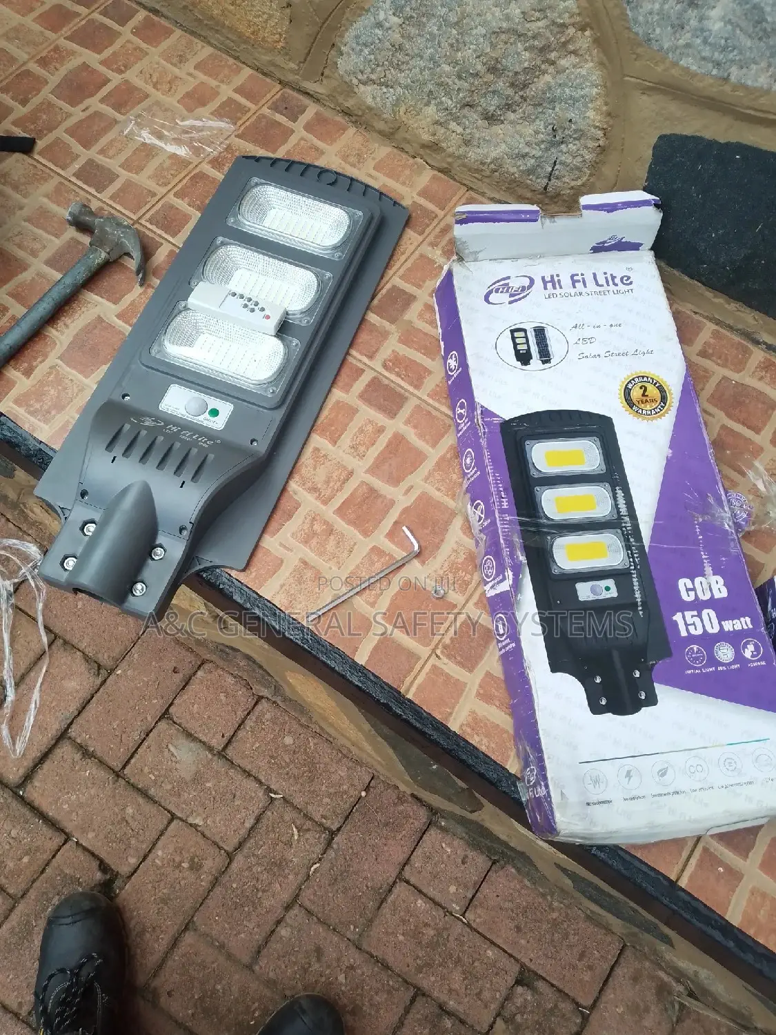 Solar Security Light 150w Reliable and Durable Power Quality