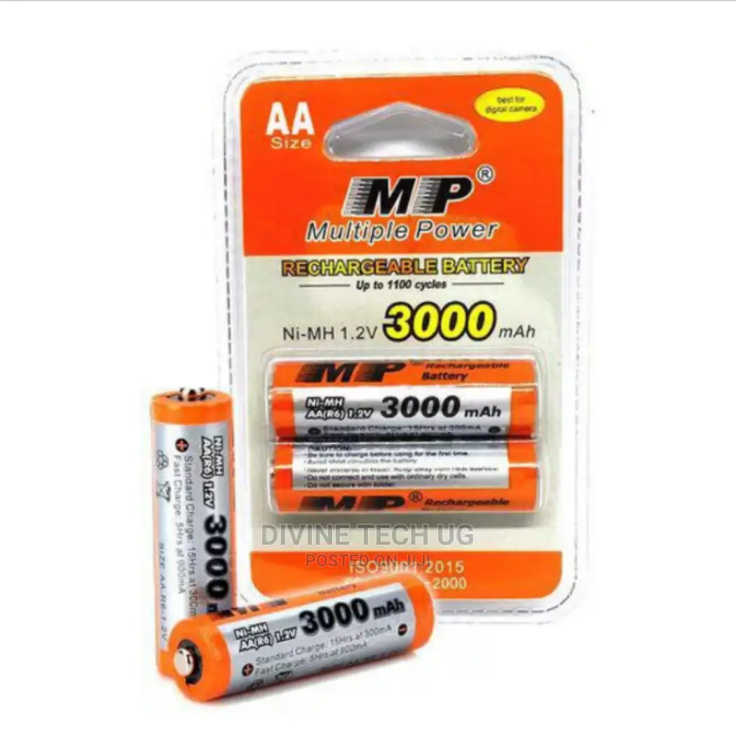 Multiple Power Recheable Batteries 3000mah
