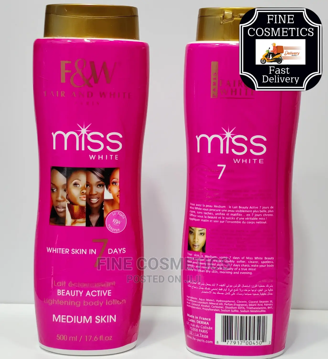 Original Fair and White Miss White 7days Beauty Activ Whitening Lotion