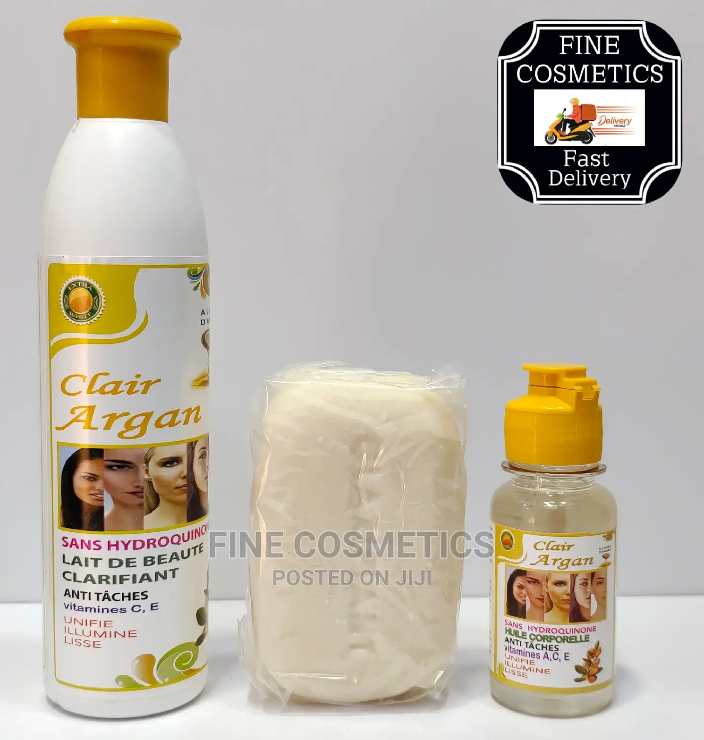 Clair Argan Complete Set of Lotion, Serum and Soap