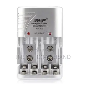 MP 709 Standard Battery Charger 4 Slots for AA AAA 9V