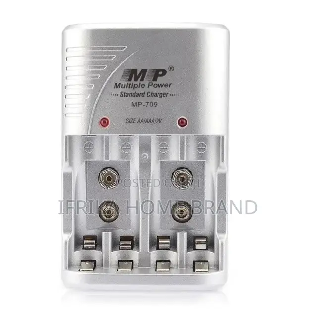 MP 709 Standard Battery Charger 4 Slots for AA AAA 9V